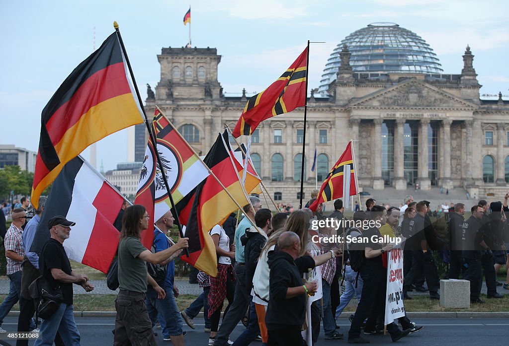Pegida Supporters March In Berlin