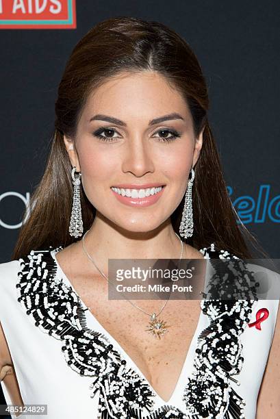 Miss Universe 2013 Gabriela Isler visits Macy's Herald Square on April 16, 2014 in New York City.