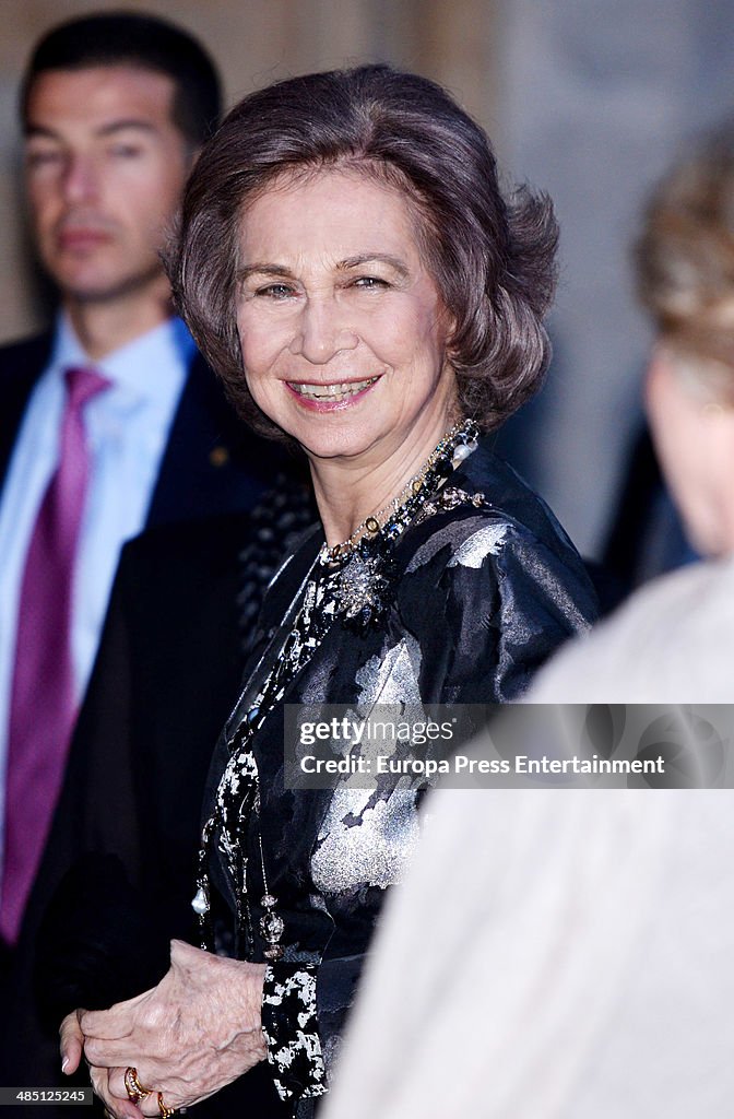 Queen Sofia Attends Charity Concert In Palma de Mallorca