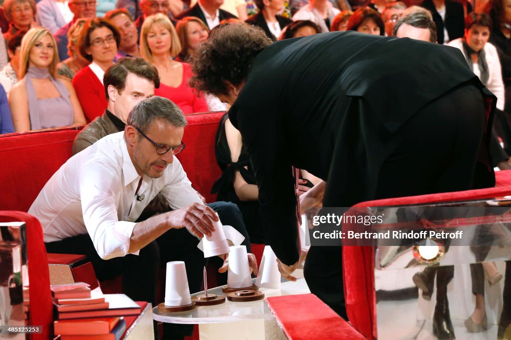 'Vivement Dimanche' French TV Show At Pavillon Gabriel In Paris