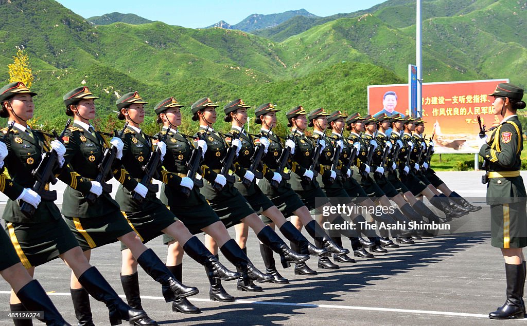 Chinese Military Parade Village Opens To Media