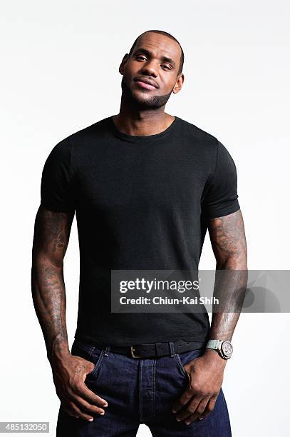 Athlete and actor LeBron James is photographed for Self Assignment on December 2 in New York City.