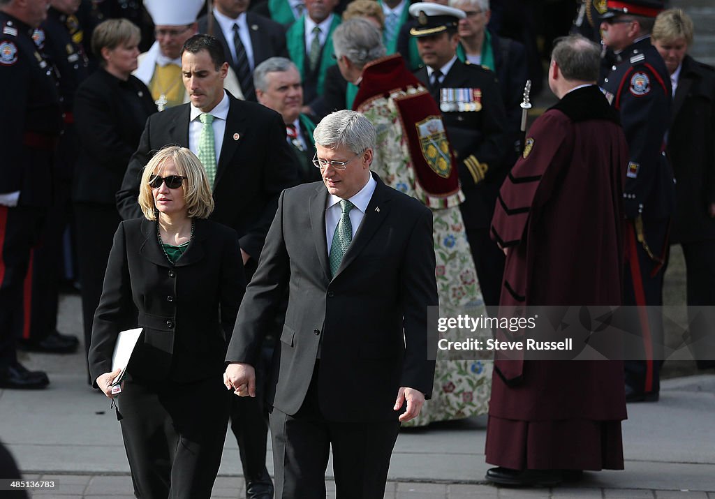 The state funeral for former federal and provincial finance minister Jim Flaherty
