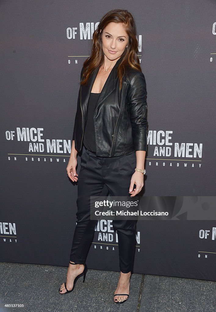 "Of Mice And Men" Broadway Opening Night - Arrivals & Curtain Call