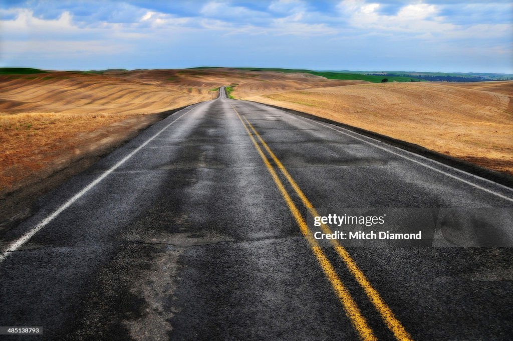 Desolate country road