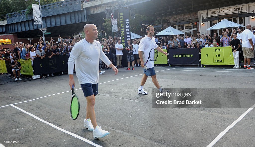 Nike's "NYC Street Tennis" Event