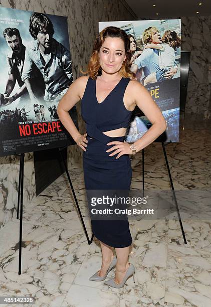 Lea Michele Kelly attends the special screening of NO ESCAPE with Owen Wilson, Lake Bell and Pierce Brosnan at Dolby 88 Theater on August 24, 2015 in...