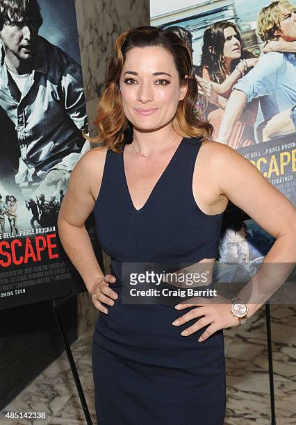 Lea Michele Kelly attends the special screening of NO ESCAPE with Owen Wilson, Lake Bell and Pierce Brosnan at Dolby 88 Theater on August 24, 2015 in...