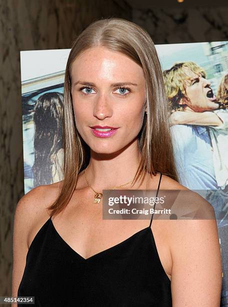 Julie Henderson attends the special screening of NO ESCAPE with Owen Wilson, Lake Bell and Pierce Brosnan at Dolby 88 Theater on August 24, 2015 in...