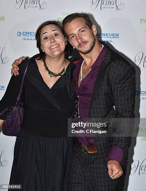 Shannon Nichols and guest attend the Fourth Annual Hotbed Gala at The Drever Estate on August 22, 2015 in Tiburon, California.