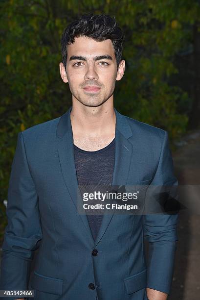Host Joe Jonas attends the Fourth Annual Hotbed Gala at the Drever Family Estate on August 22, 2015 in Tiburon, California.