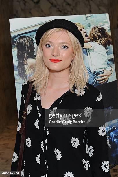 Sophie Sumner attends the special screening of NO ESCAPE with Owen Wilson, Lake Bell and Pierce Brosnan at Dolby 88 Theater on August 24, 2015 in New...