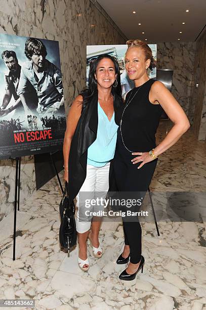 Nikki Silver and Tonya Lewis Lee attend the special screening of NO ESCAPE with Owen Wilson, Lake Bell and Pierce Brosnan at Dolby 88 Theater on...