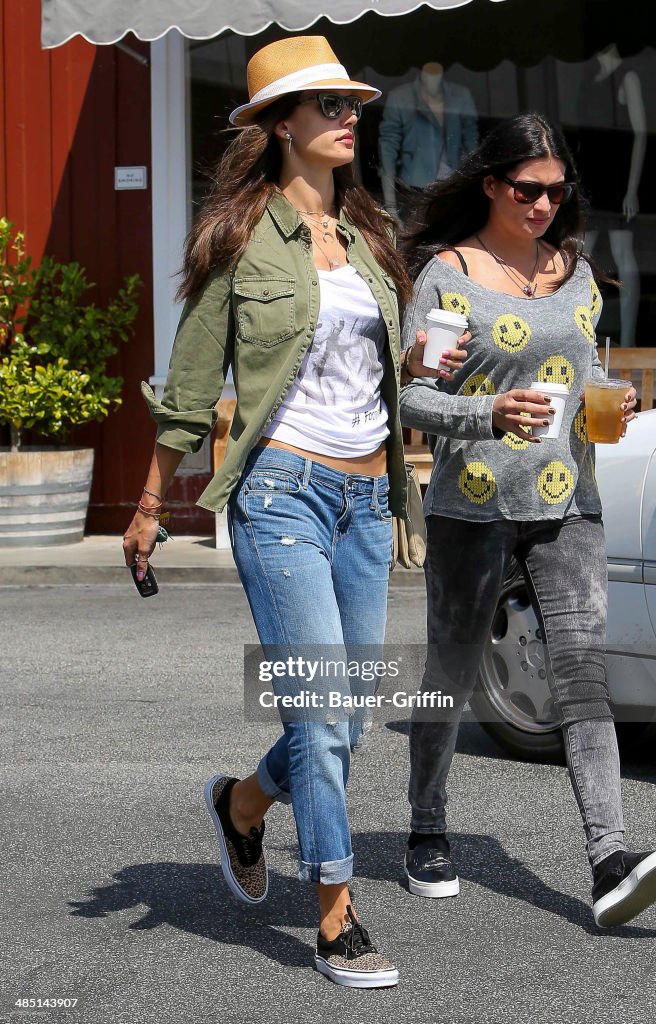 Celebrity Sightings In Los Angeles - April 16, 2014