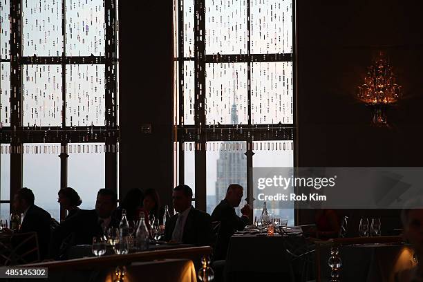 General view of atmosphere during Mondays With Max: Max Weinberg's Rainbow Room Residency at The Rainbow Room on August 24, 2015 in New York City.