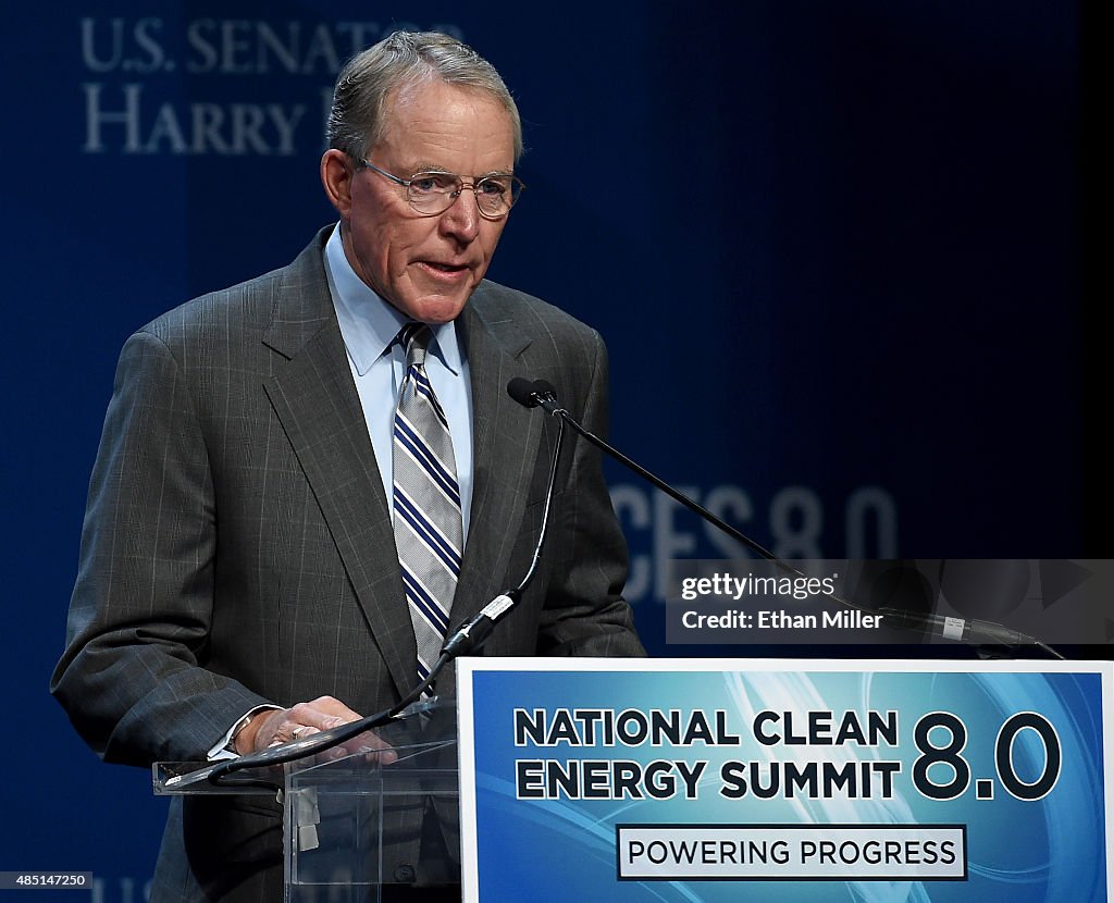 President Obama Speaks At Clean Energy Summit In Las Vegas