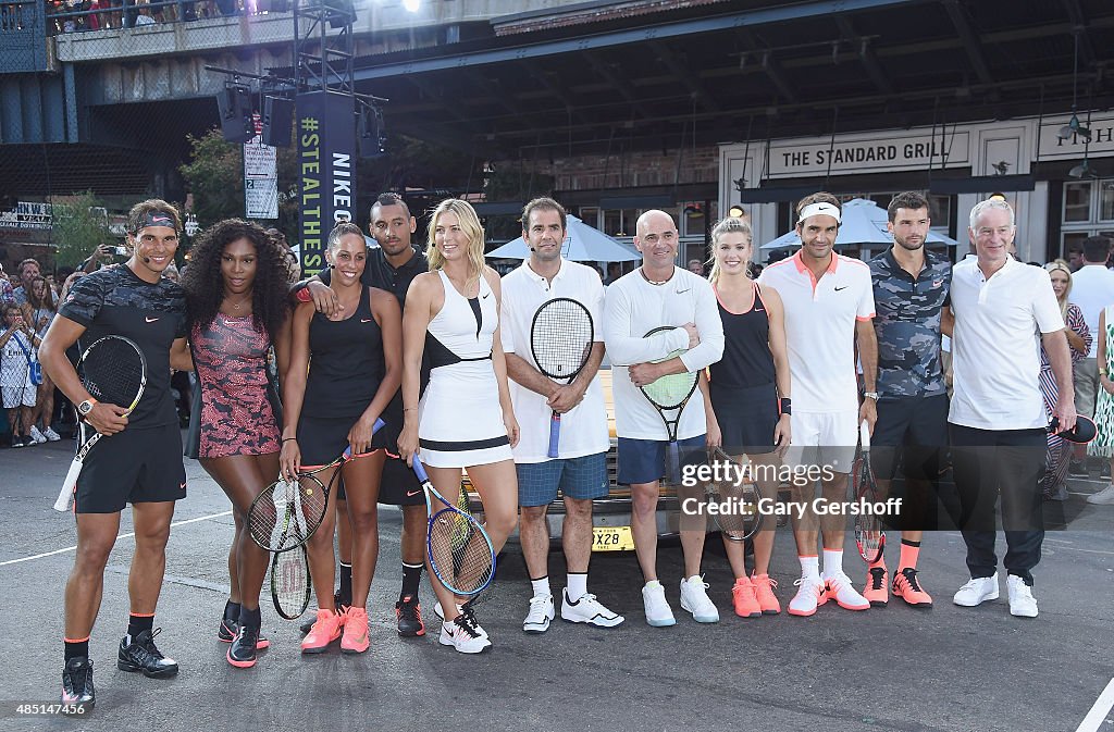 Nike's "NYC Street Tennis" Event