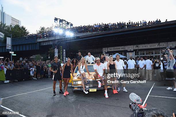 Tennis players Rafael Nadal, Madison Keys, Serena Williams, Nick Kyrgious, Maria Sharapova, Andre Agassi, Roger Federer, Grigor Dimitrov, John...