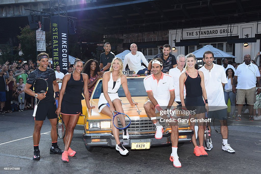 Nike's "NYC Street Tennis" Event