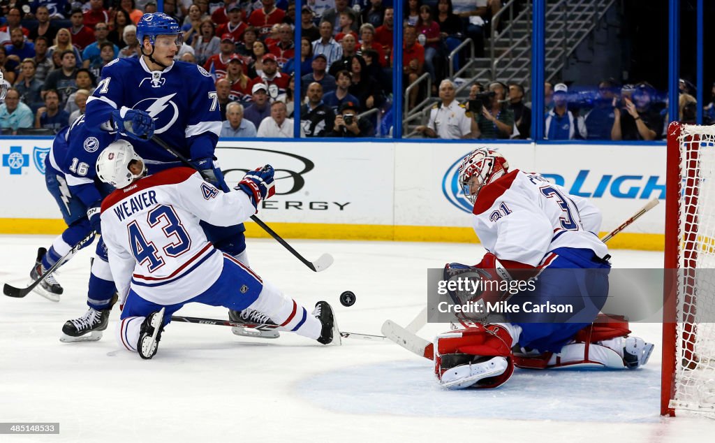 Montreal Canadiens v Tampa Bay Lightning - Game One