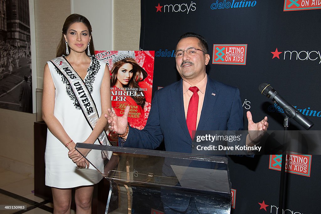 Miss Universe 2013 Gabriela Isler Visits Macy's Herald Square