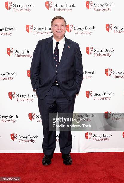 Stony Brook President Samuel L. Stanley Jr. Attends the Stars of Stony Brook Gala 2014 at Chelsea Piers on April 16, 2014 in New York City.