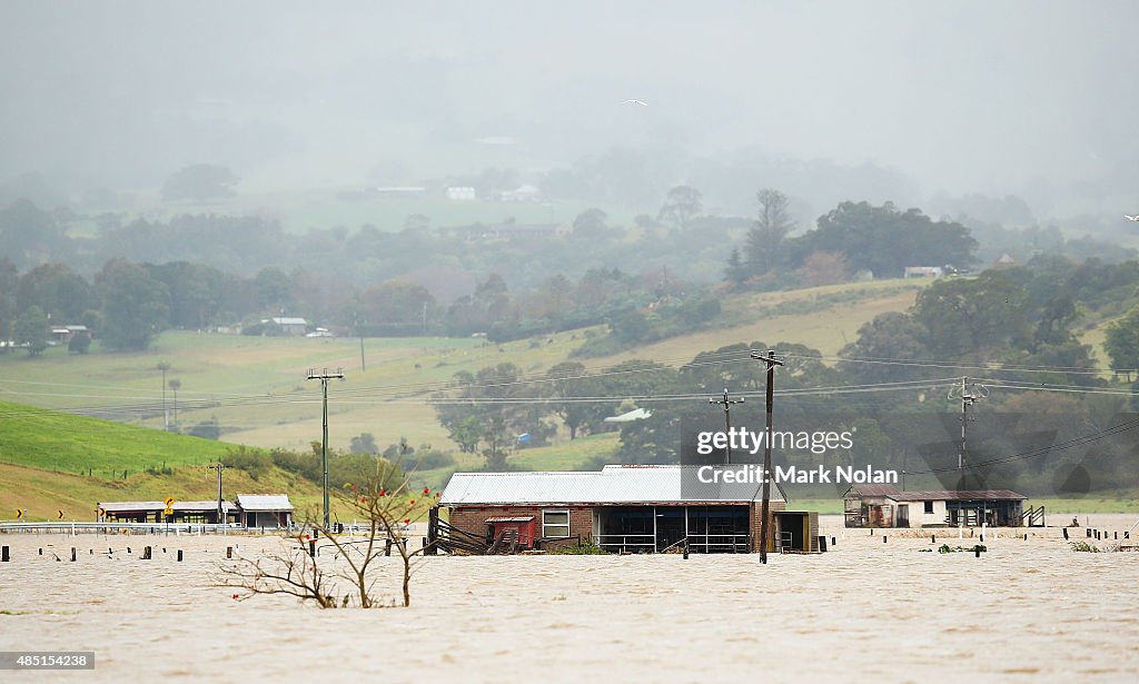 Towns Flooded As Heavy Rains Hit NSW South Coast