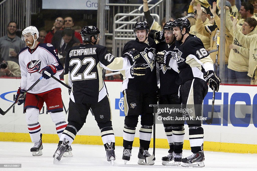 Columbus Blue Jackets v Pittsburgh Penguins - Game One