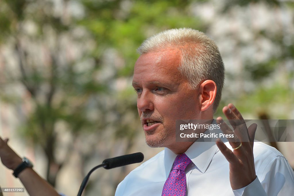 NY City Council Member and Majority Leader Jimmy Van Bramer...