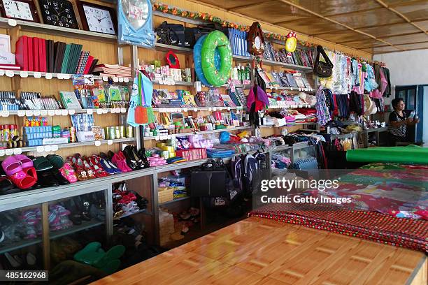 General view of the largest store in Tumangang. North and South Korea today came to an agreement to ease tensions following an exchange of artillery...