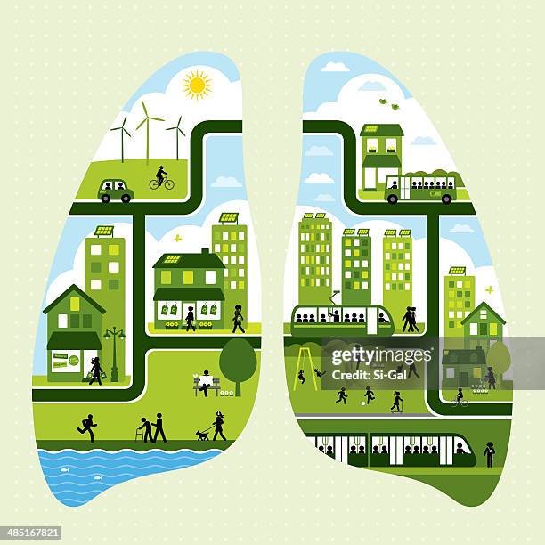 sustainable city transportation lifestyle - underground train stock illustrations