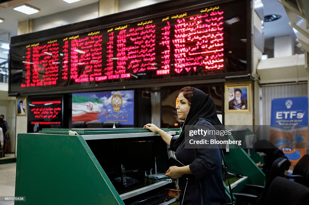 Trading Day At The Tehran Stock Exchange