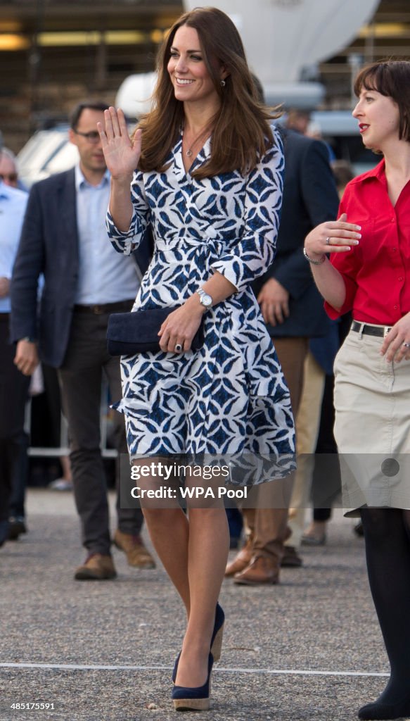 The Duke And Duchess Of Cambridge Tour Australia And New Zealand - Day 11