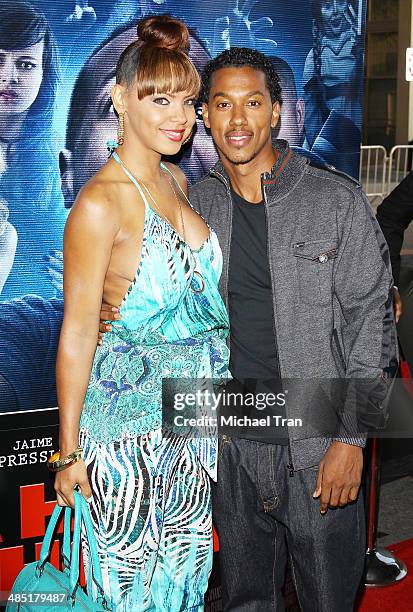 Wesley Jonathan arrives at the Los Angeles premiere of "A Haunted House 2" held at Regal Cinemas L.A. Live on April 16, 2014 in Los Angeles,...