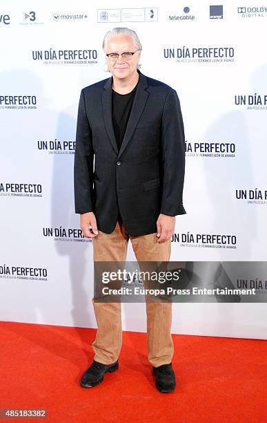 Tim Robbins attends 'A perfect day' photocall on August 25, 2015 in Madrid, Spain.