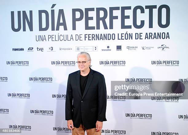 Tim Robbins attends 'A perfect day' photocall on August 25, 2015 in Madrid, Spain.