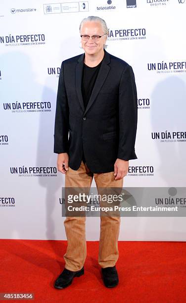 Tim Robbins attends 'A perfect day' photocall on August 25, 2015 in Madrid, Spain.