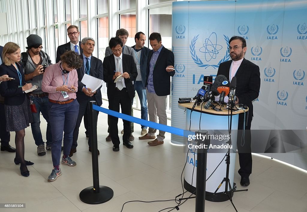 Press conference held after IAEA Board meeting in Vienna