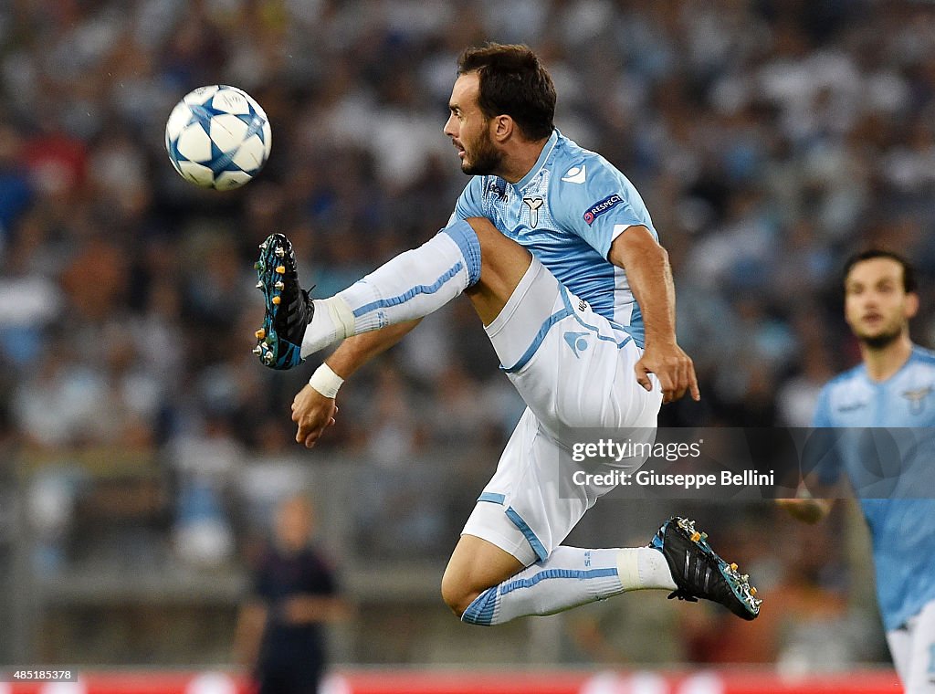 SS Lazio v Bayer Leverkusen - UEFA Champions League: Qualifying Round Play Off First Leg