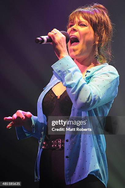 Beth Hart performs live for fans at the 2014 Byron Bay Bluesfest on April 17, 2014 in Byron Bay, Australia.