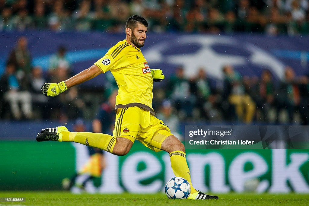 SK Rapid Vienna v FC Shakhtar Donetsk - UEFA Champions League: Qualifying Round Play Off First Leg