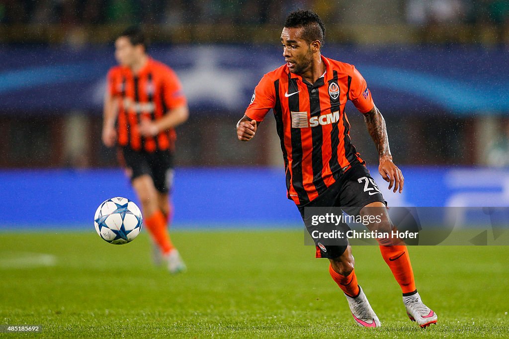 SK Rapid Vienna v FC Shakhtar Donetsk - UEFA Champions League: Qualifying Round Play Off First Leg