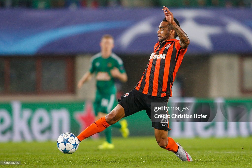 SK Rapid Vienna v FC Shakhtar Donetsk - UEFA Champions League: Qualifying Round Play Off First Leg