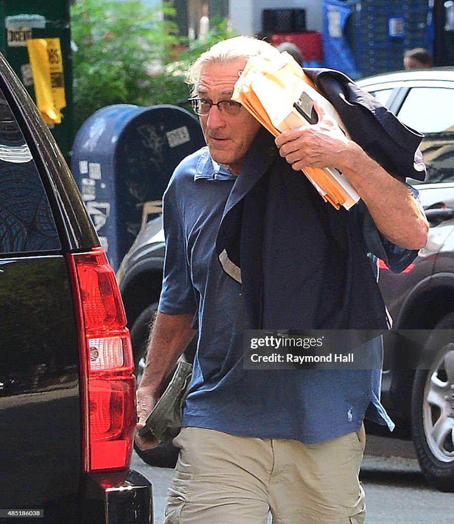 Celebrity Sightings In New York City - August 25, 2015