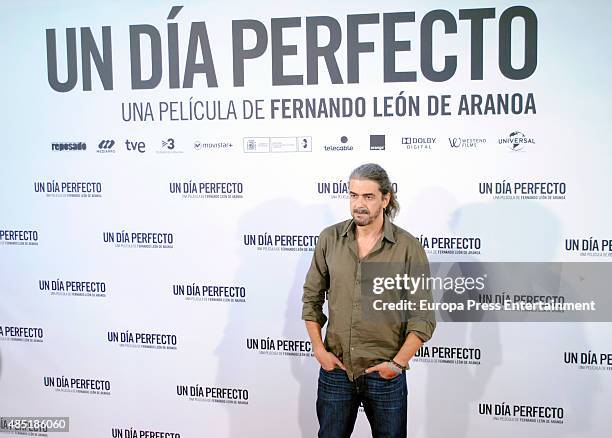 Director Fernando Leon de Aranoa attends 'A perfect day' photocall on August 25, 2015 in Madrid, Spain.