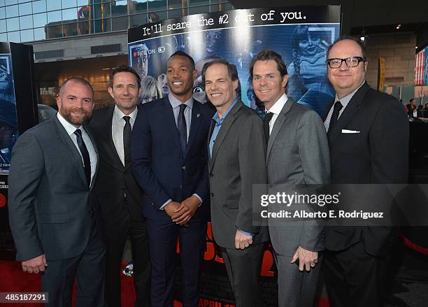 Director Michael Tiddes, Writer/Producer Rick Alvarez, Writer/Producer Marlon Wayans, Tom Ortenberg, CEO of Open Road Films, Jason Cassidy, President...