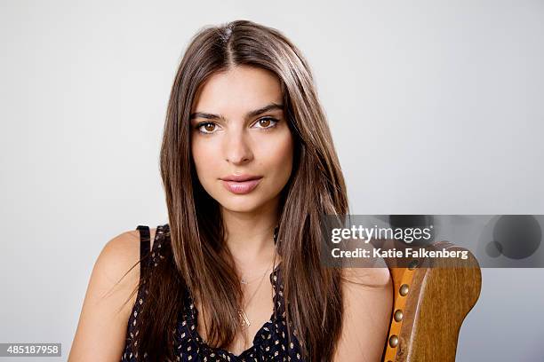 Actress and model Emily Ratajkowski is photographed for Los Angeles Times on August 4, 2015 in Los Angeles, California. PUBLISHED IMAGE. CREDIT NEEDS...