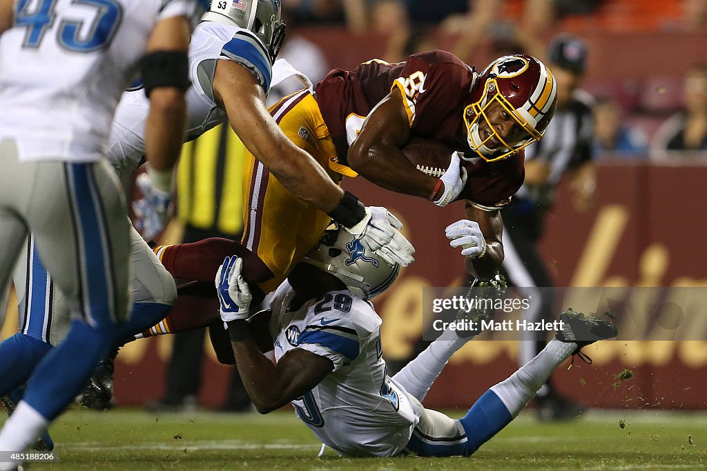 Detroit Lions v Washington Redskins