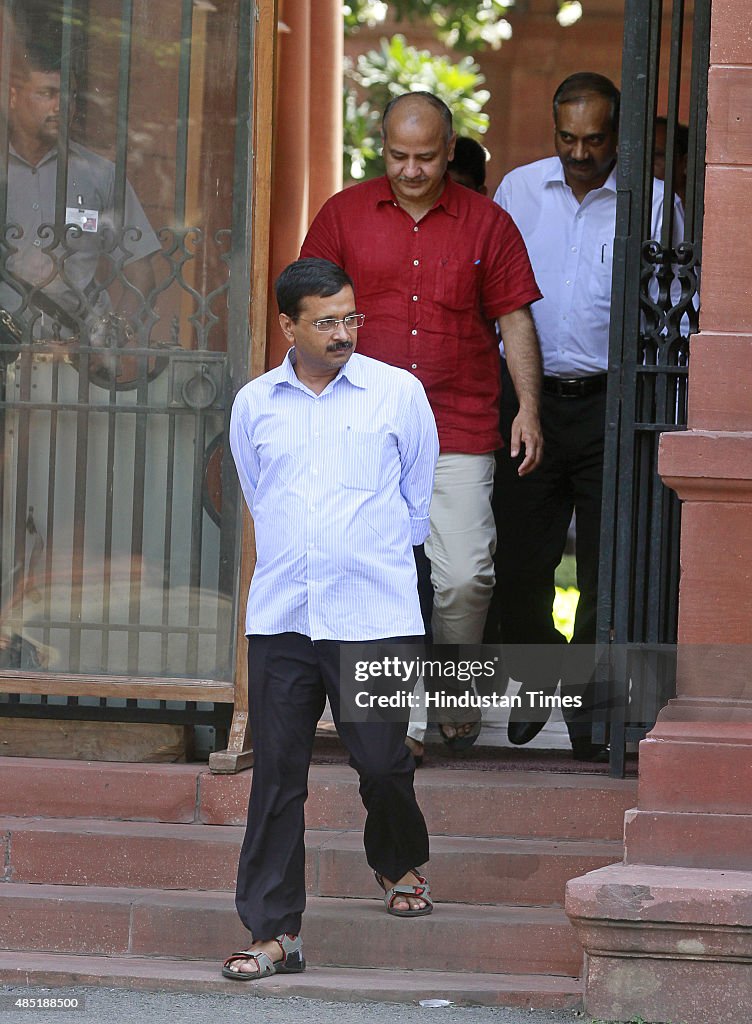 Delhi Chief Minister Arvind Kejriwal Meets Prime Minister Narendra Modi