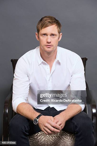 Actor Alexander Skarsgard of 'Diary of a Teenage Girl' is photographed for Los Angeles Times on June 12, 2015 in Los Angeles, California. PUBLISHED...